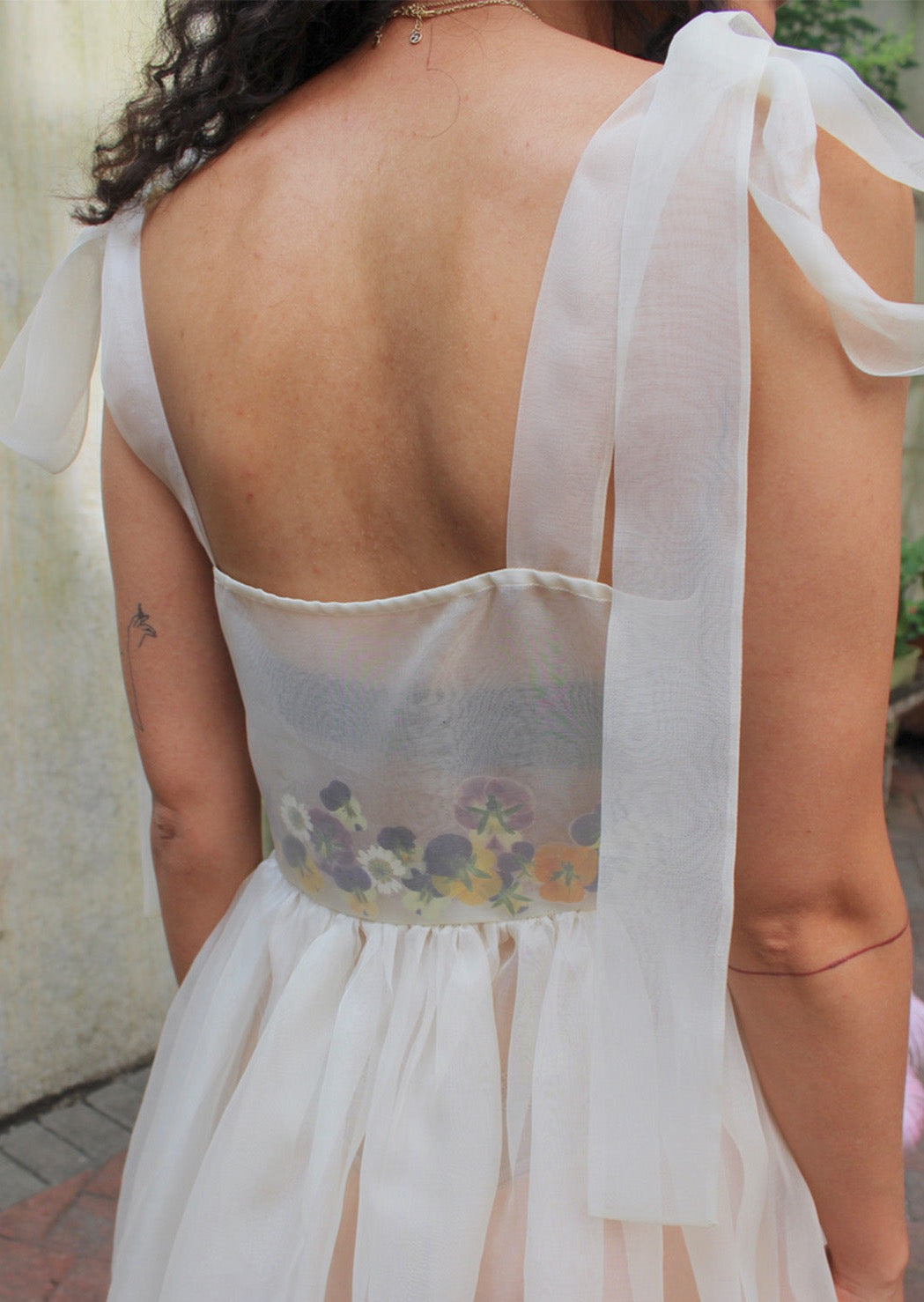 Miraflores Silk Organza Dress