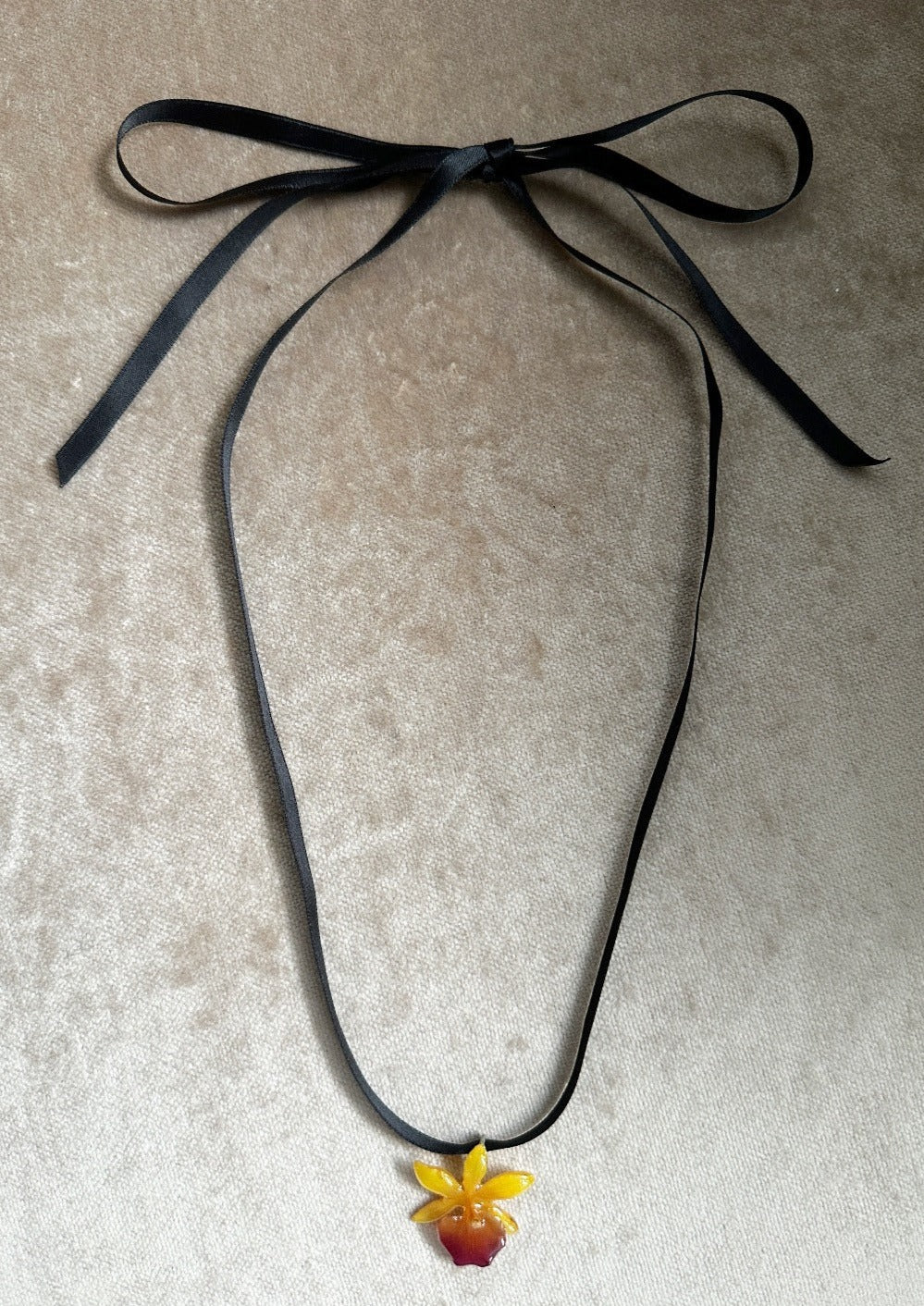 Mini Sunshine Orchid Choker