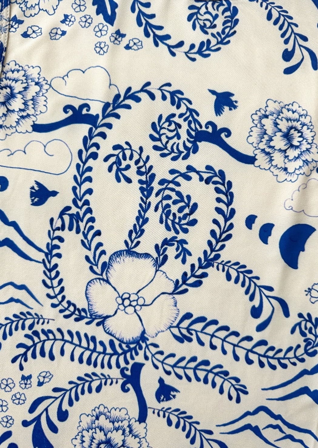 Olive Tank in Chinoiserie