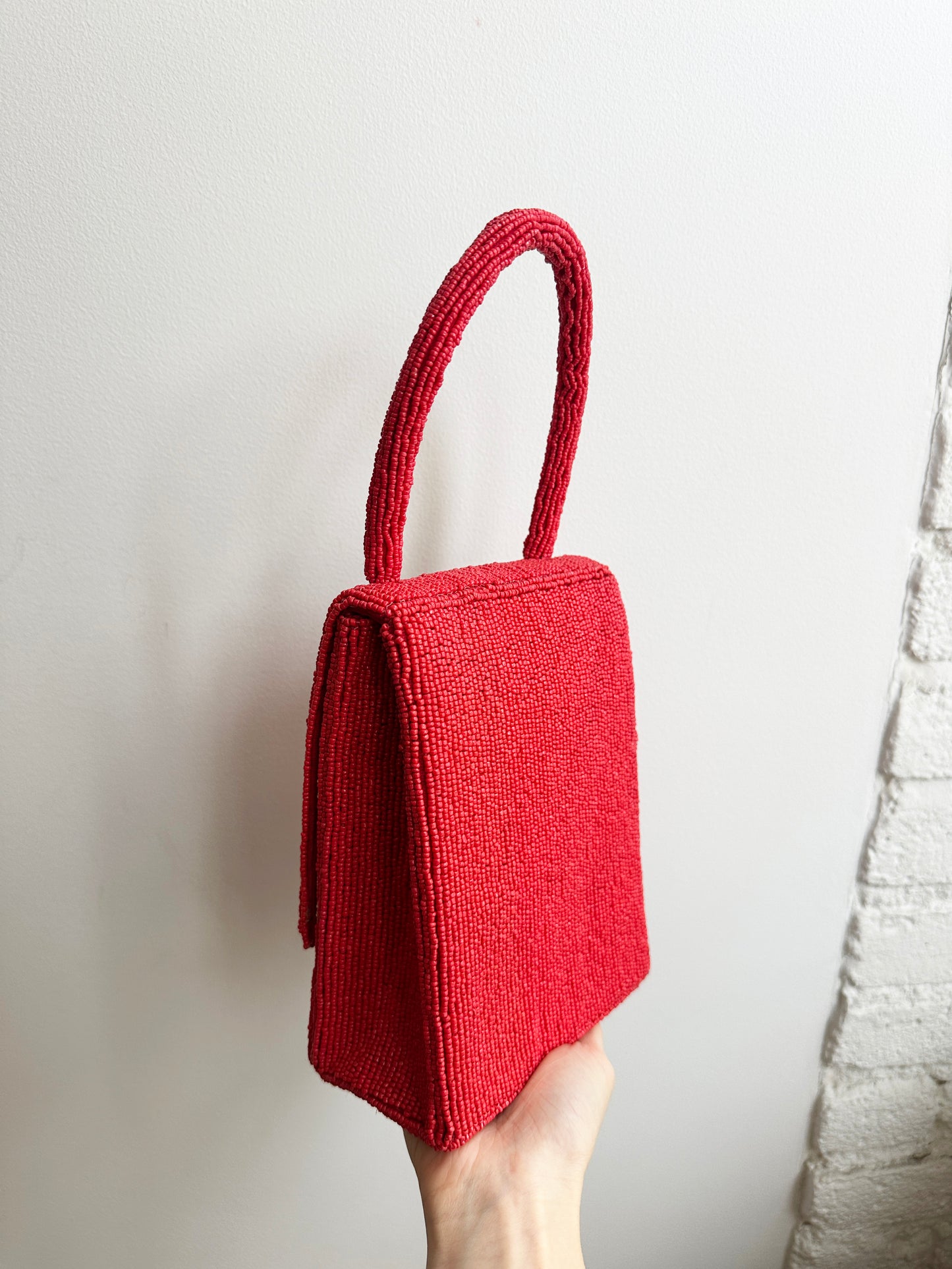 Hand-Beaded Matchbook Bag