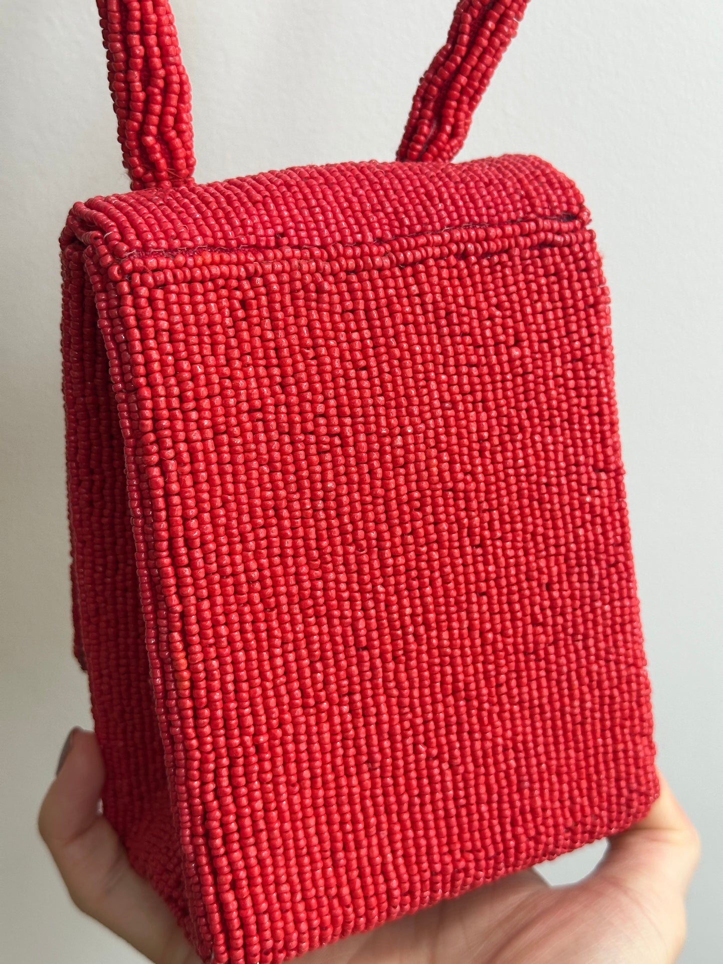 Mini Hand-Beaded Matchbook Bag