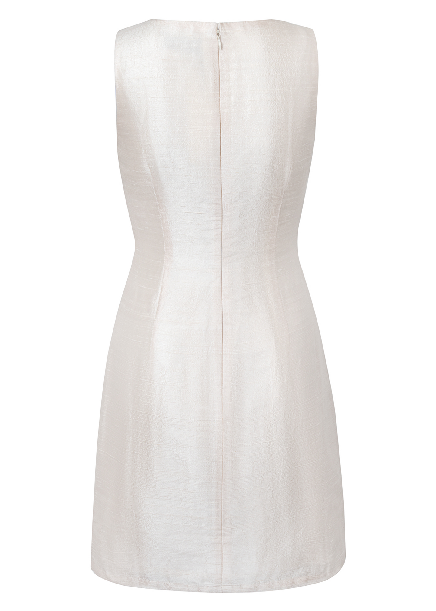 Doris Dress in Pearl Silk