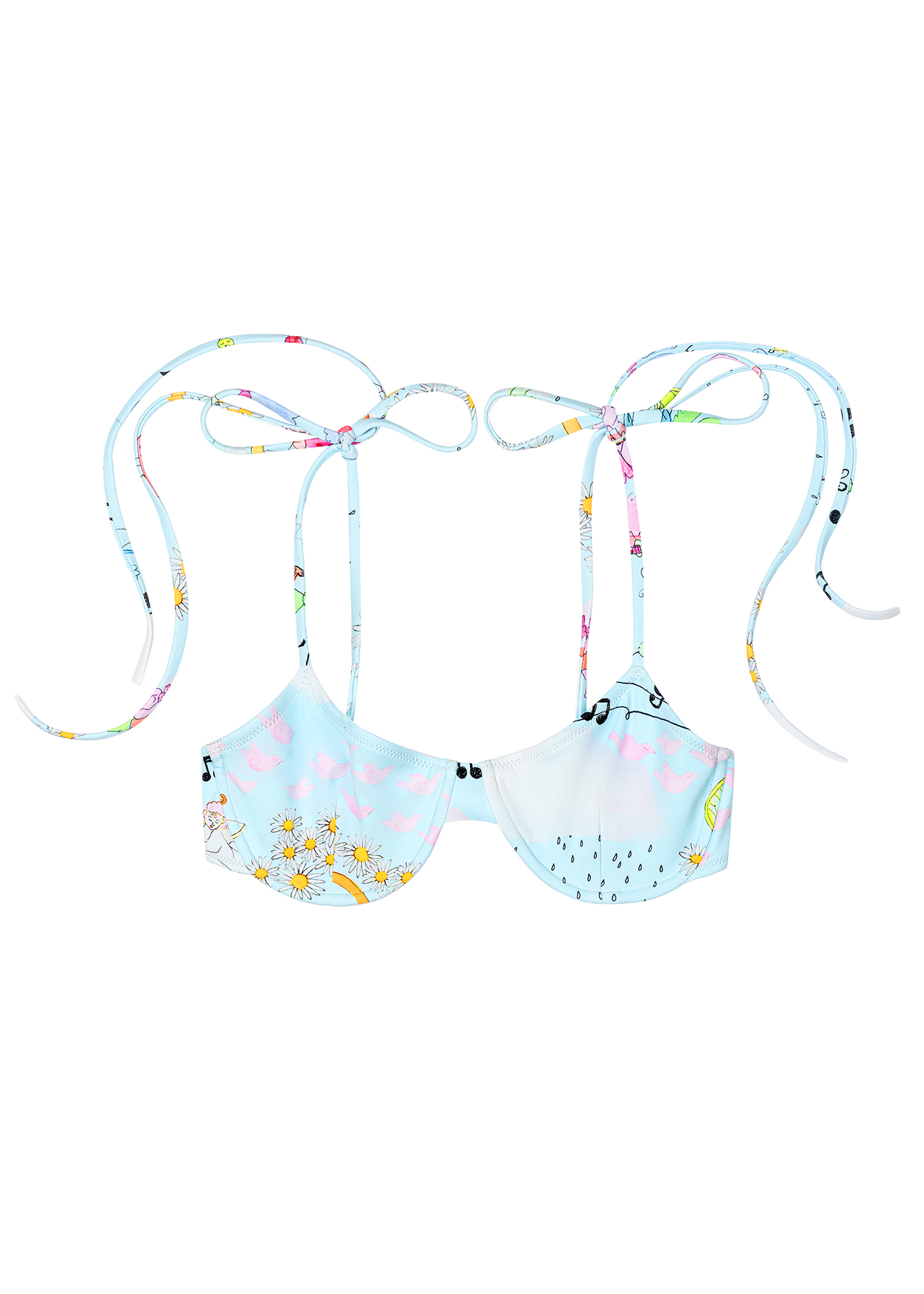 Underwire Swim Top in Bad Girls Go to Heaven