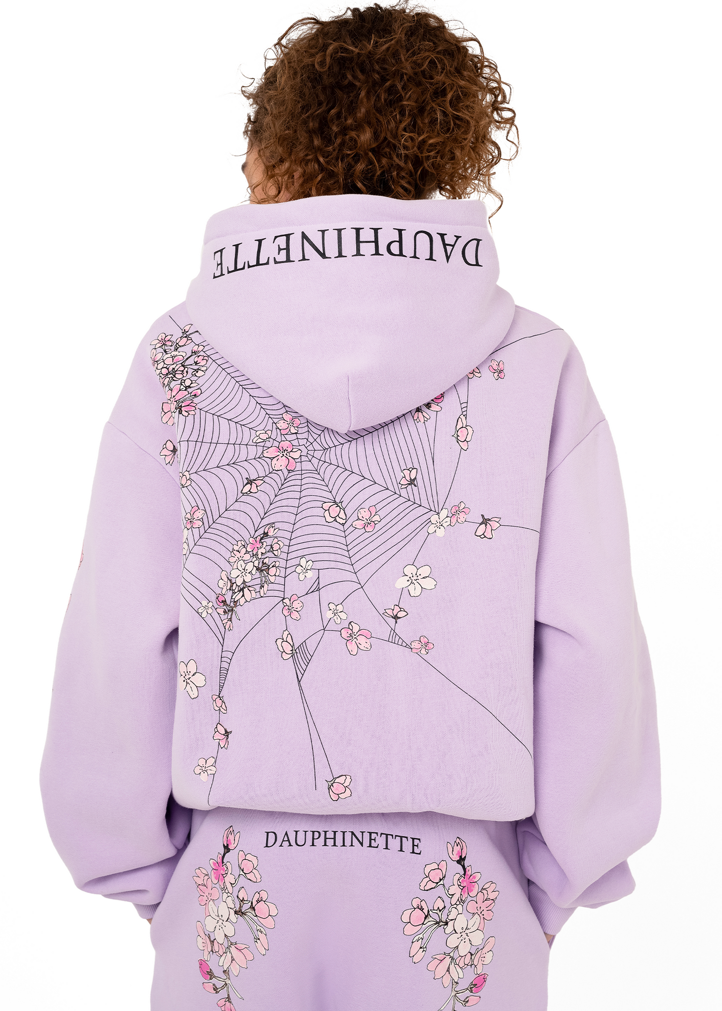 Web Hoodie in Lavender