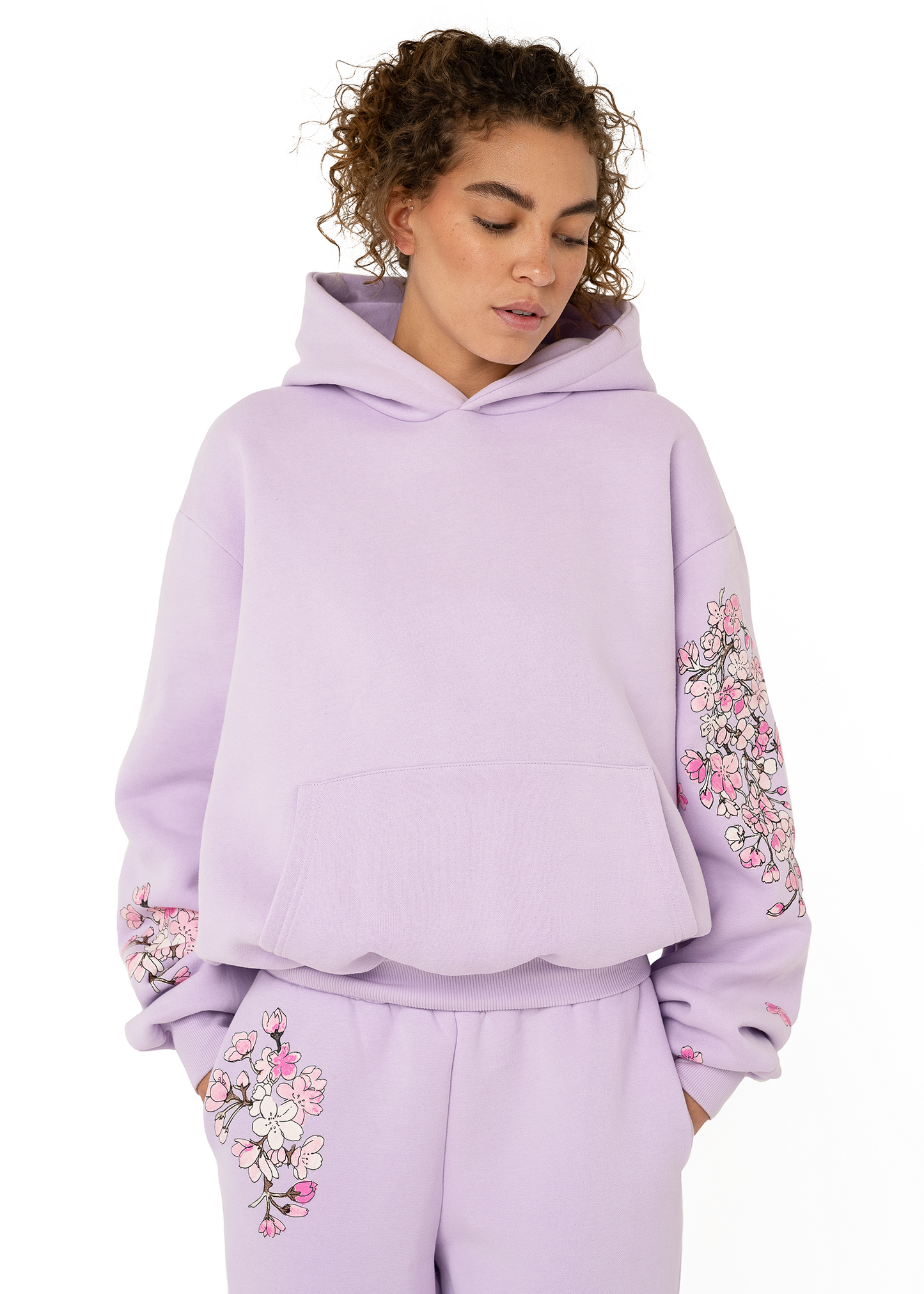 Web Hoodie in Lavender