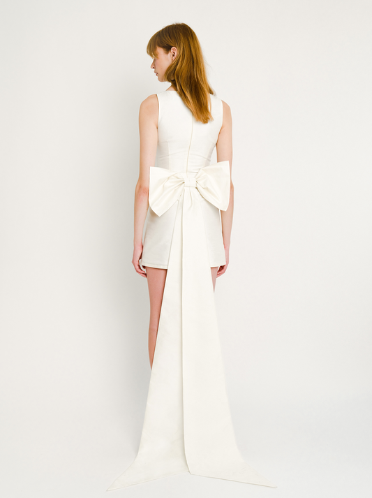 Doris Dress in Ivory
