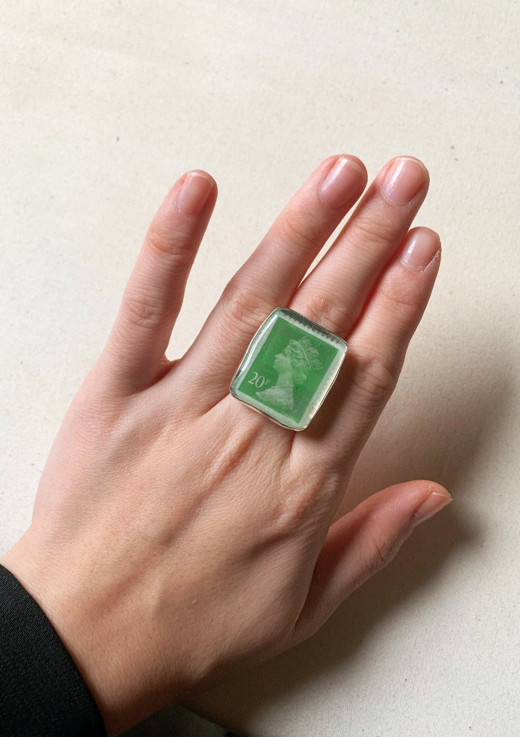 Vintage Stamp Ring
