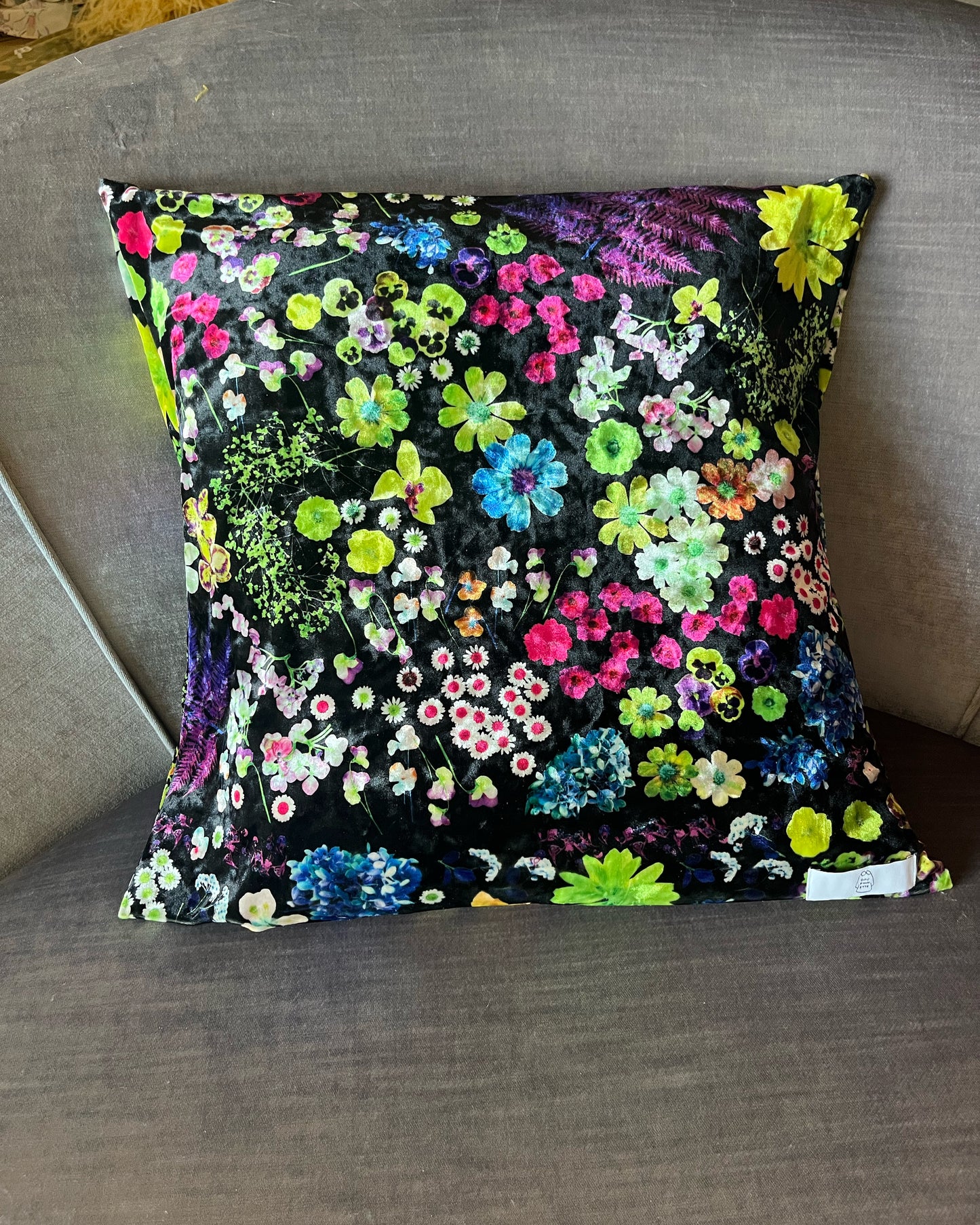 Acid Potpourri Velvet Pillow- Last Chance