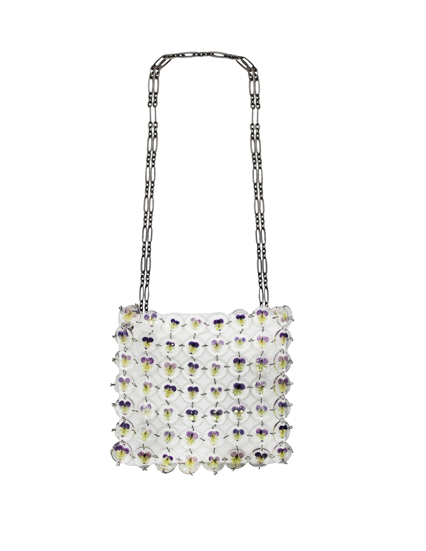 Large Pansy Chainmaille Bag