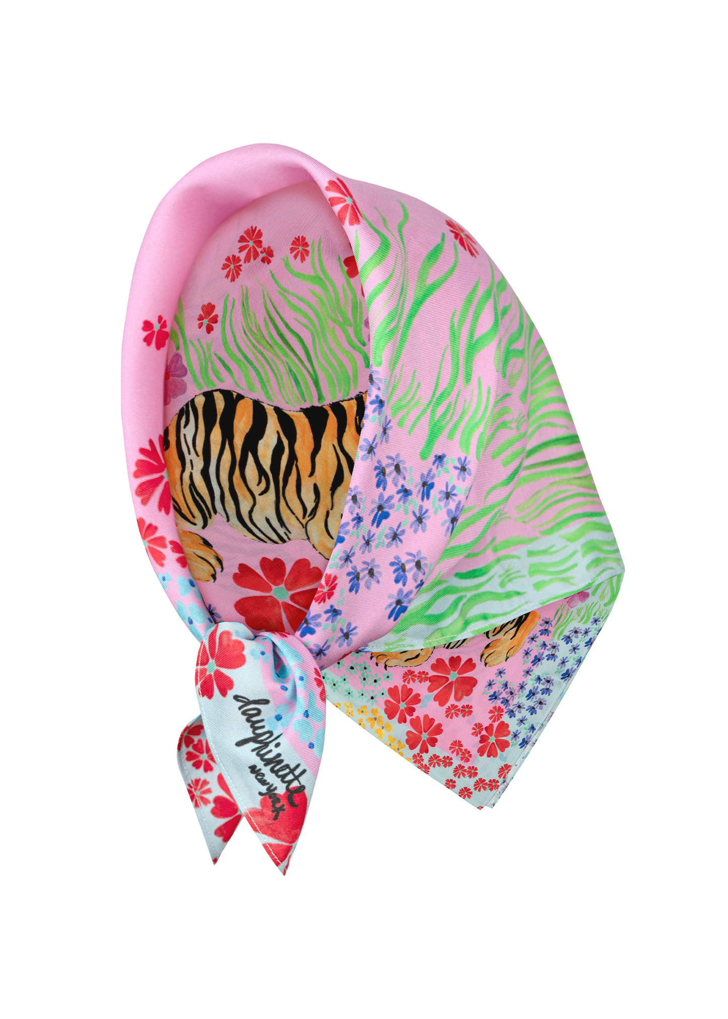 Tiger Blooms Scarf