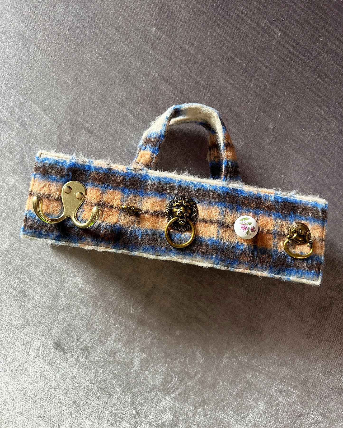 Baguette Beast Bag in Mohair Check