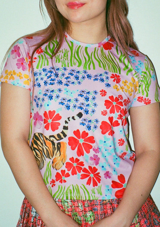 Tiger Blooms Jane Tee