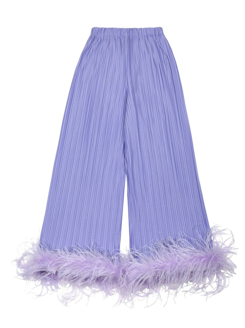 Lilac and Lime Culotte Pants