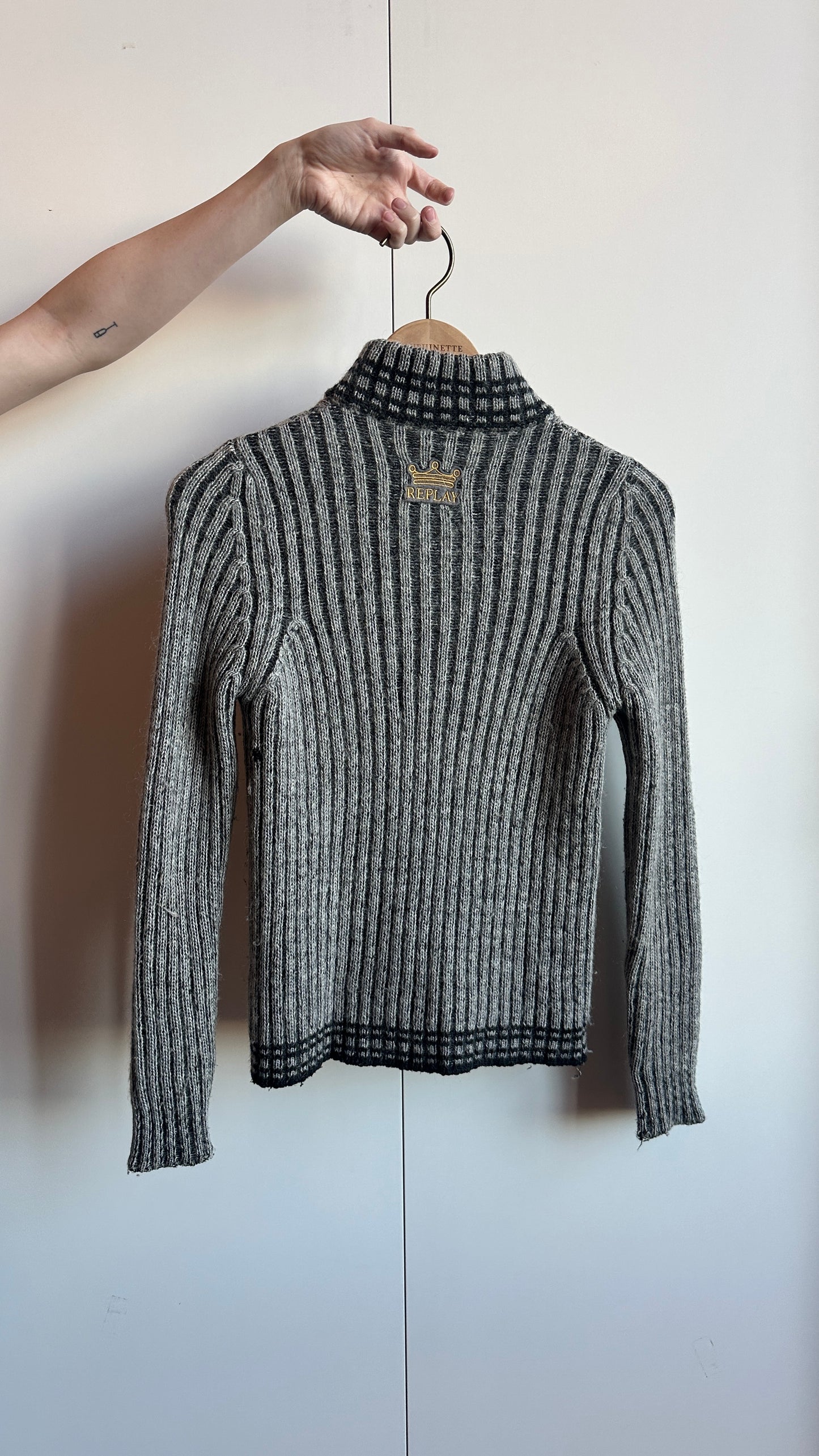 2000s Replay "Queens" Zip Jumper