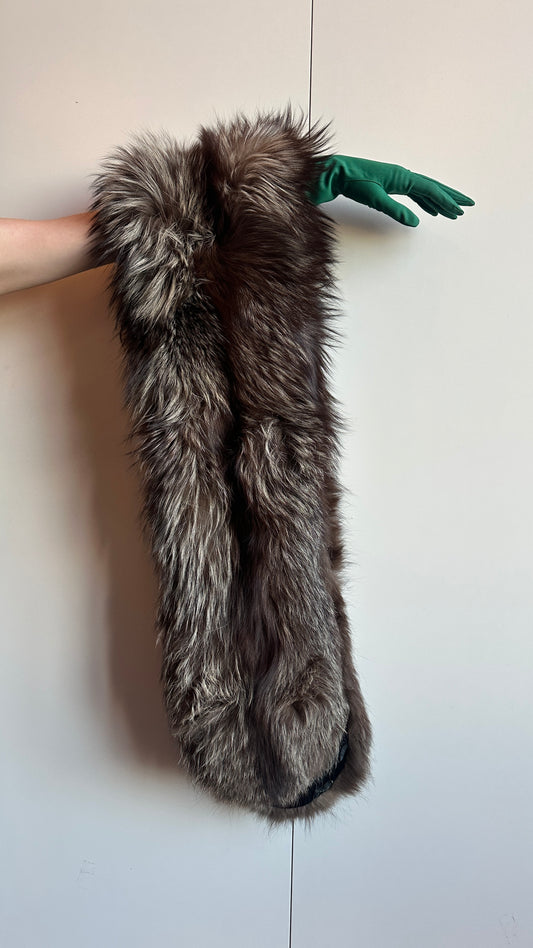 1950s Jumbo Crystal Fox Fur Stole