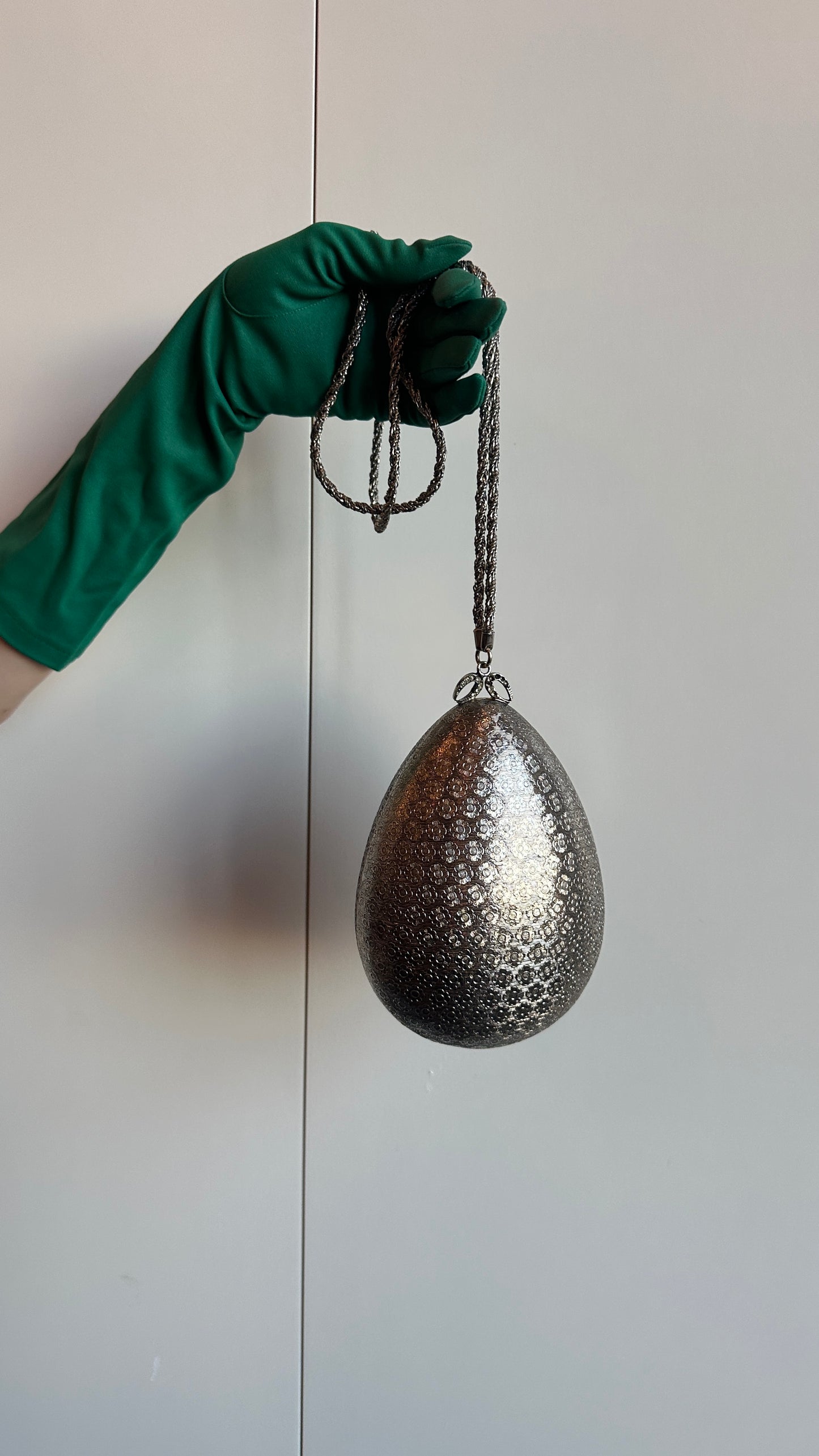 1960s Walborg Metal Egg Purse