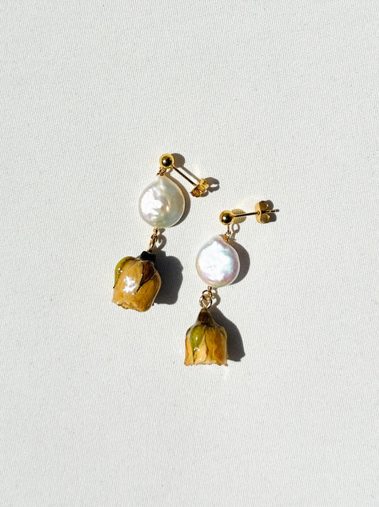 Ivory Rosewater Earrings