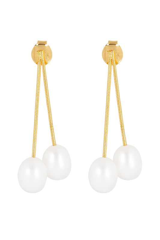 Cherry Picker Pearl Earrings