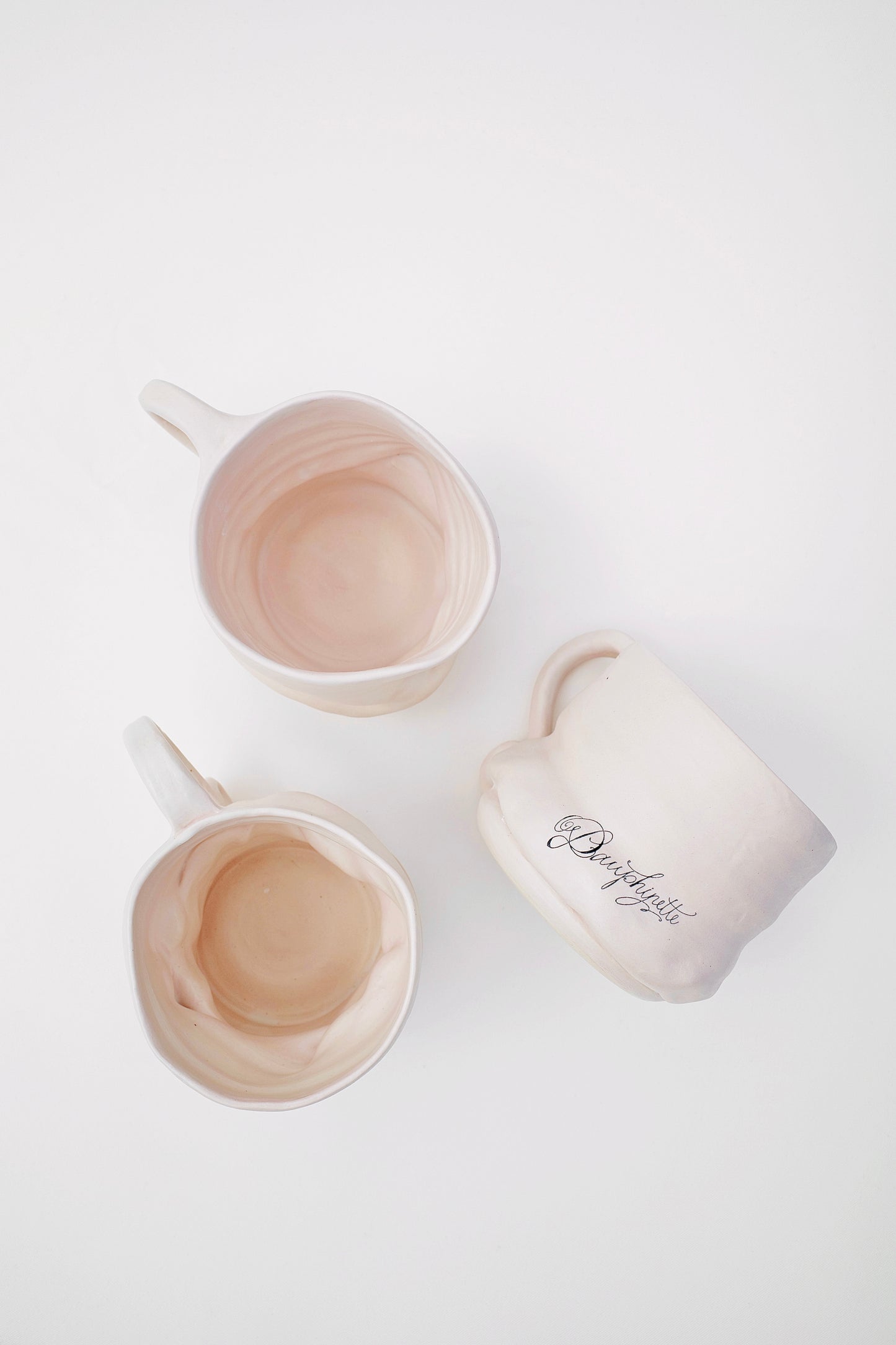 Blush Slouched Ceramic Mug