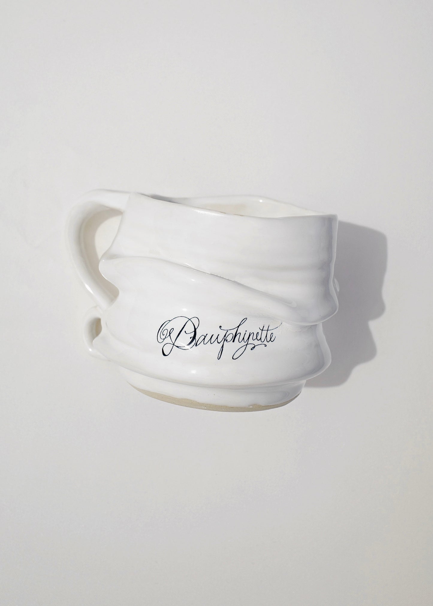 Ivory Slouched Ceramic Mug