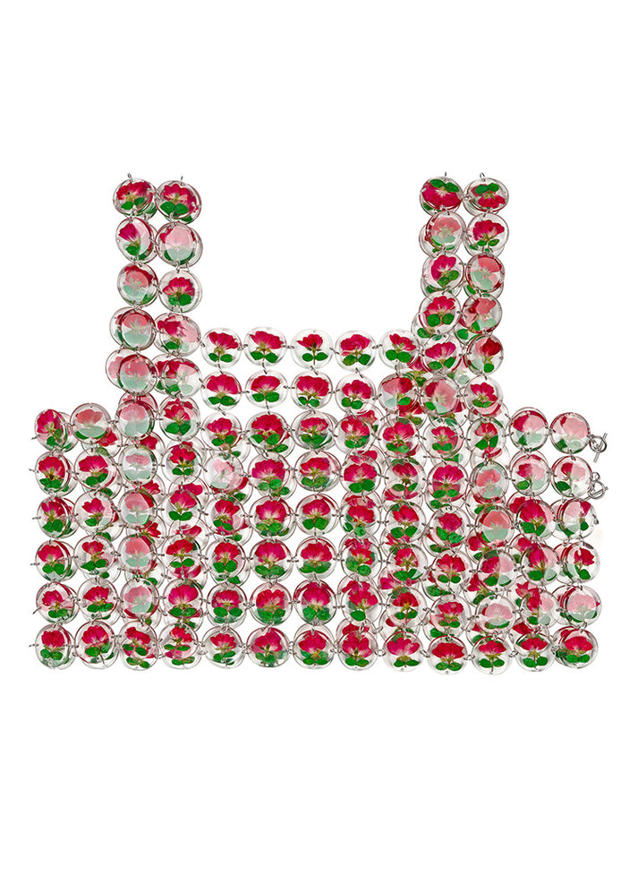 Chainmaille Rose Pattern Rose Chainmaille Top – Dauphinette