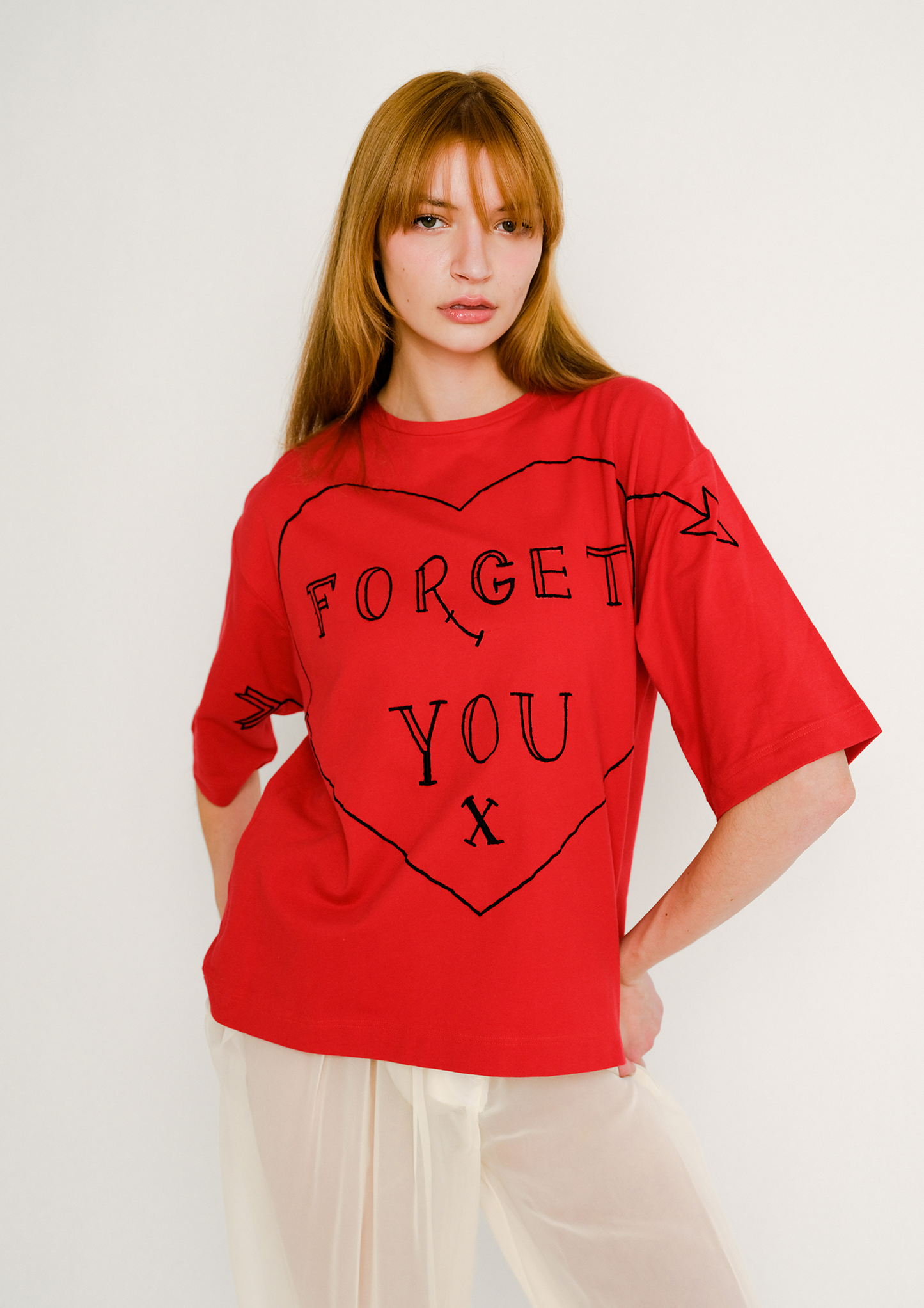 Forget You Embroidery Tee
