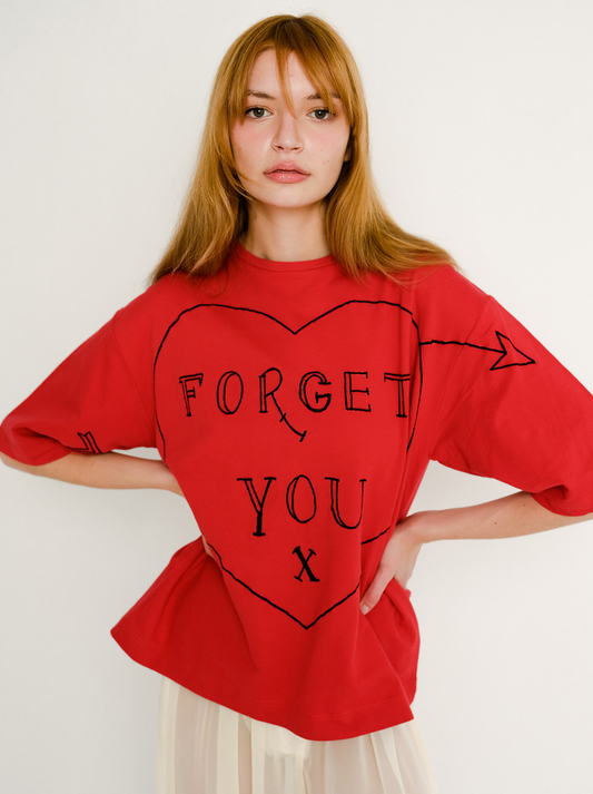 Forget You Embroidery Tee