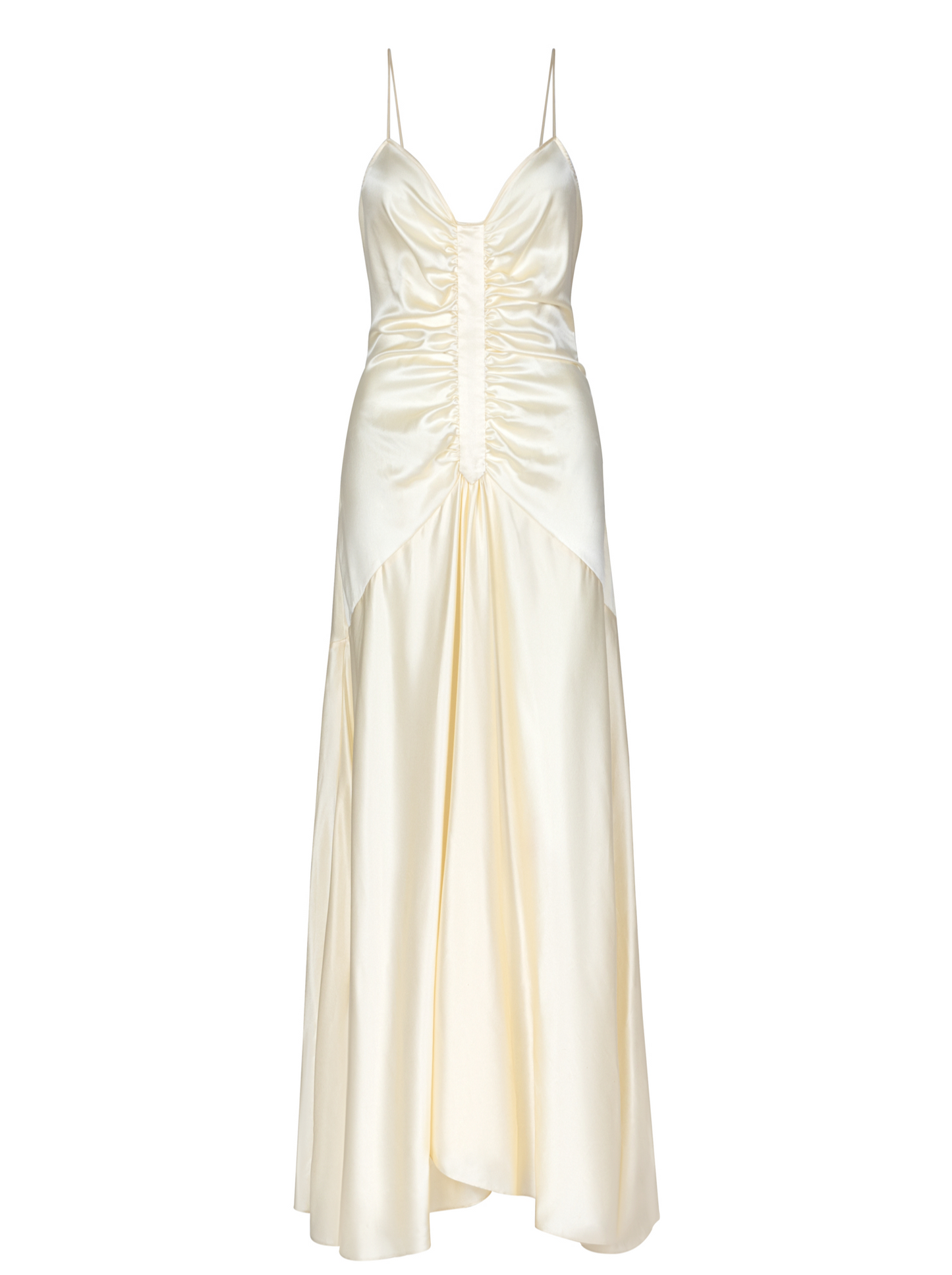 Hattie Dress in Ivory Silk Charmeuse Dauphinette Hattie Dress in Ivory Silk Charmeuse Dauphinette