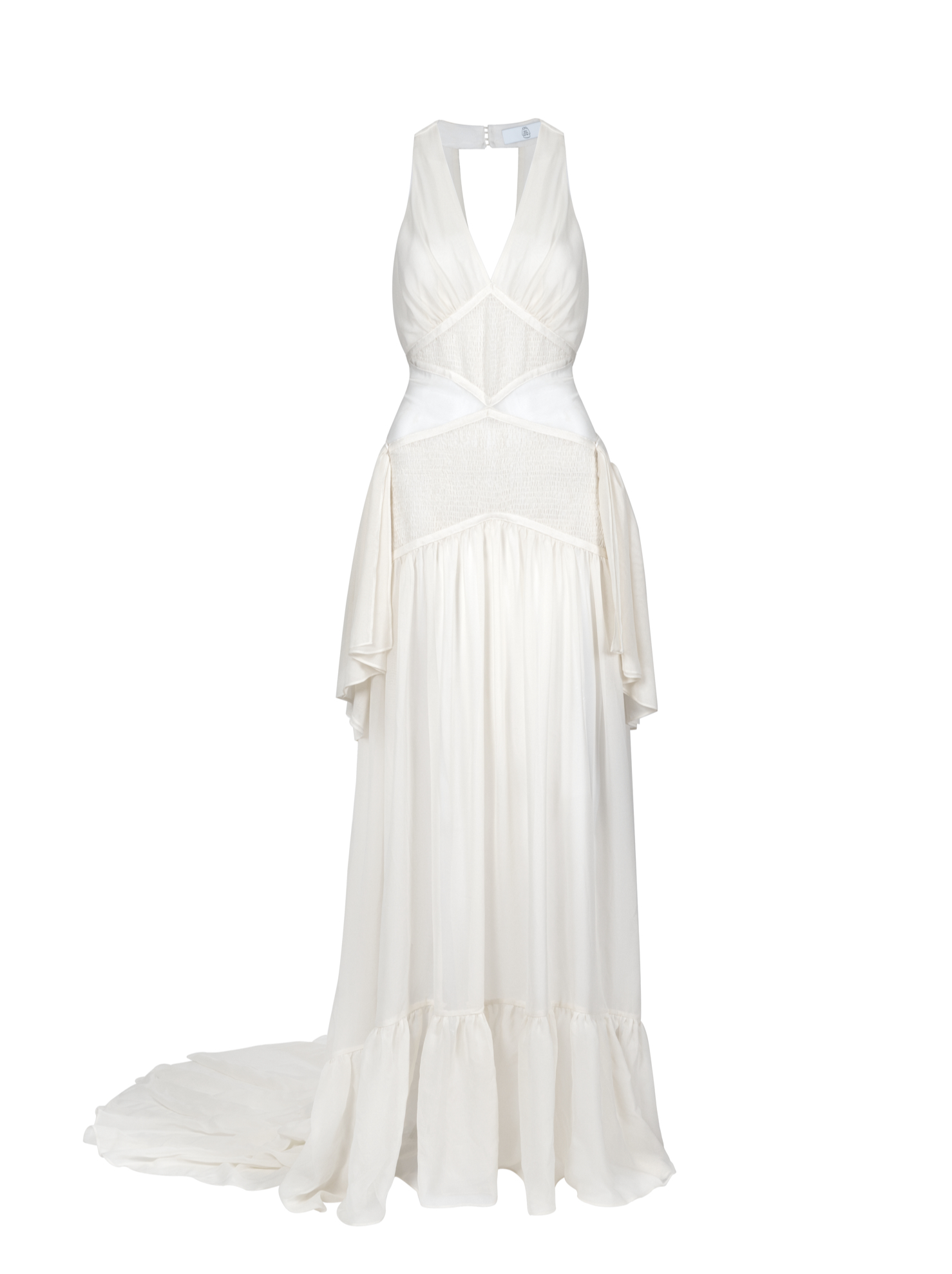 Miriam Dress in Ivory Silk