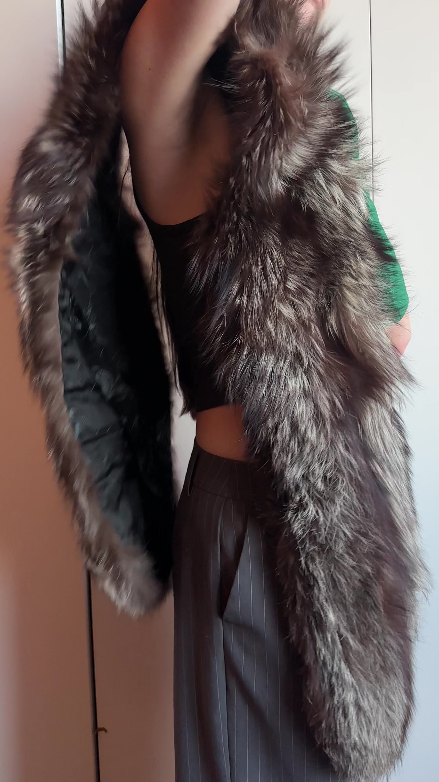 1950s Jumbo Crystal Fox Fur Stole – Dauphinette