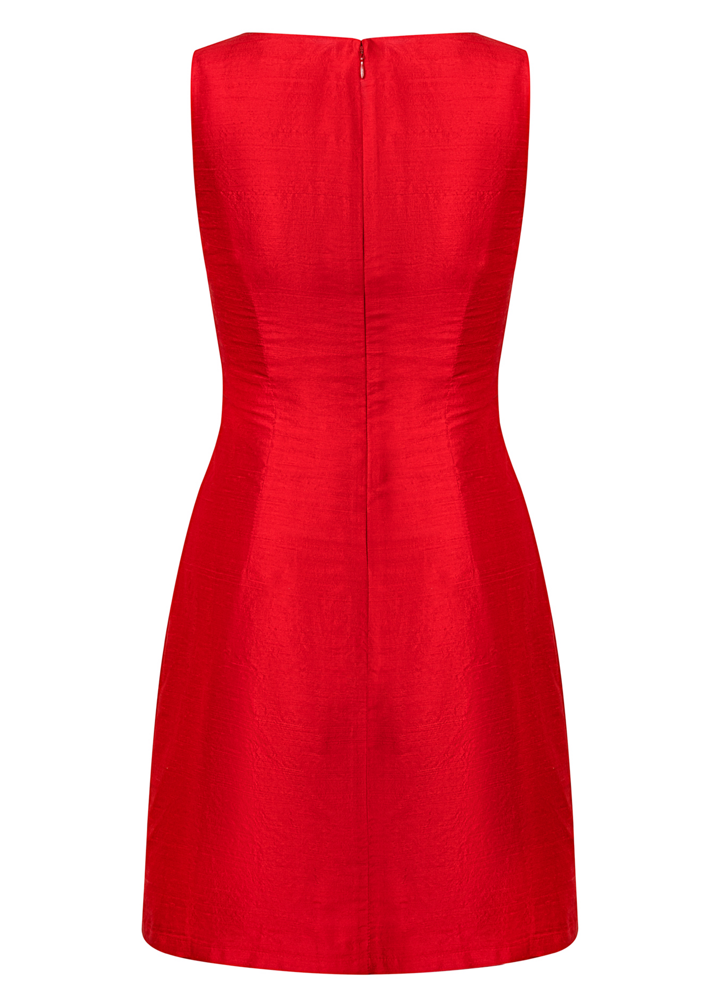 Doris Dress in Cherry Silk