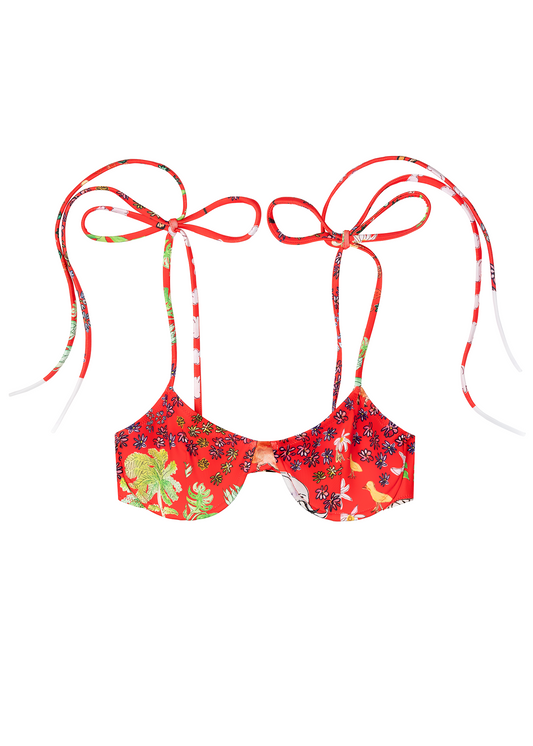 Underwire Swim Top in Fever Dream