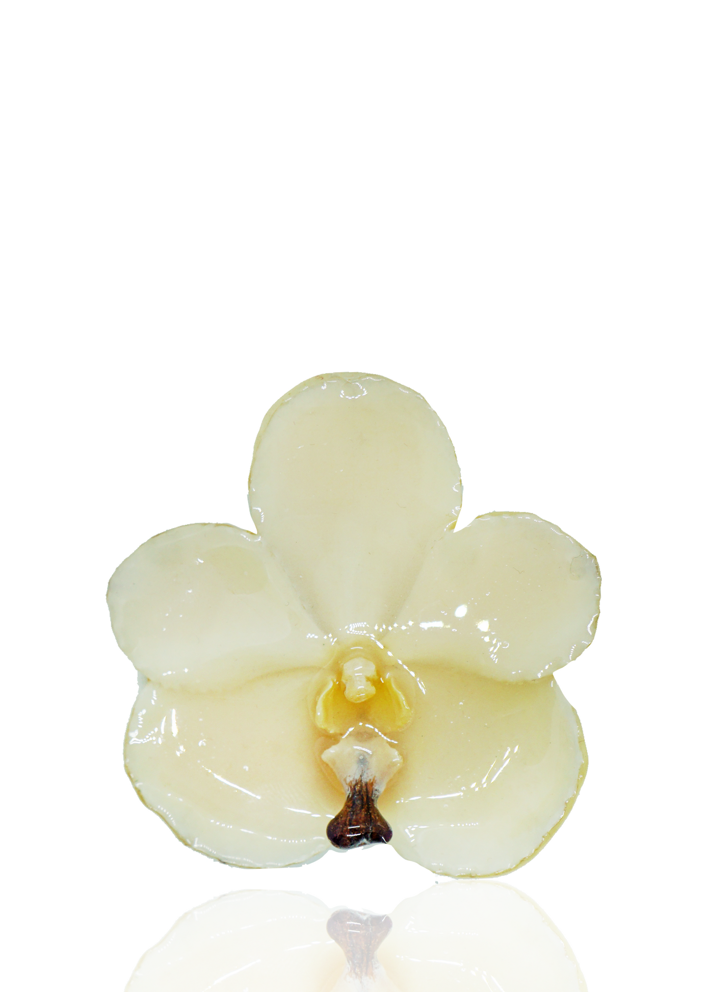 Ivory Vanda Orchid Pendant