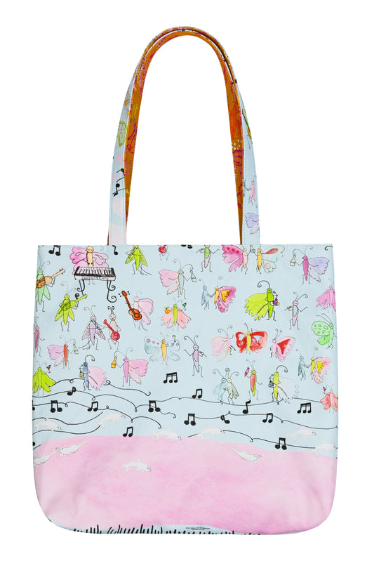 Reversible Denim Tote