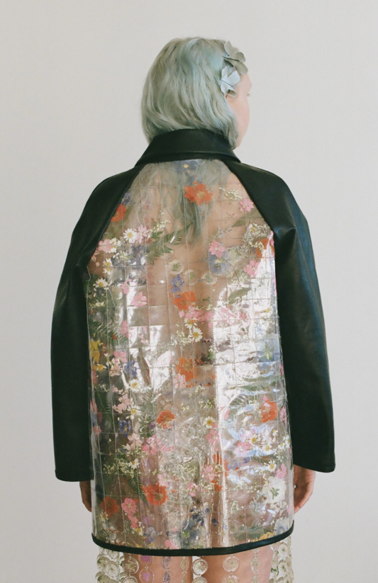 Crushed Garden Quilt Coat