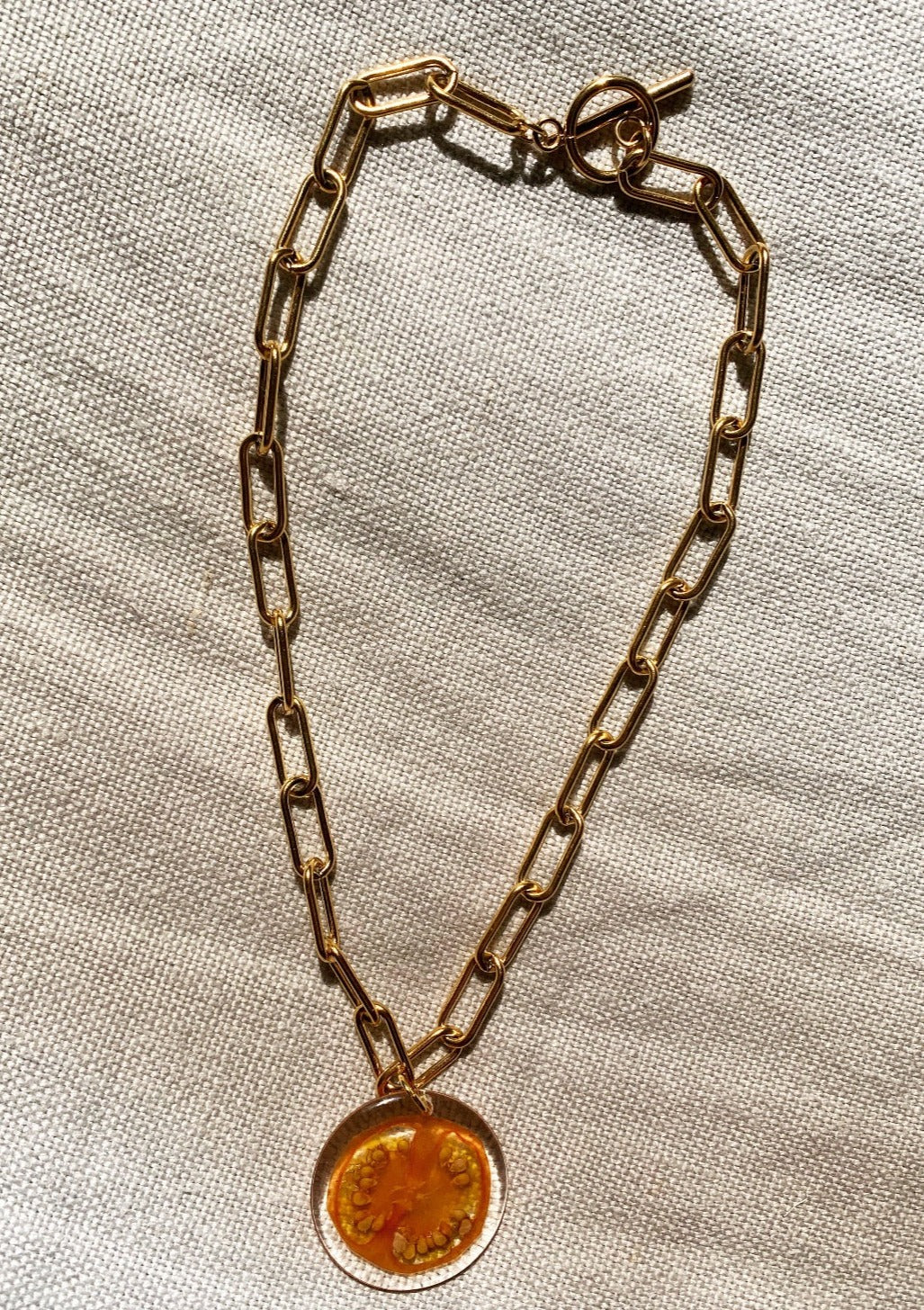 Tomato Chain Necklace